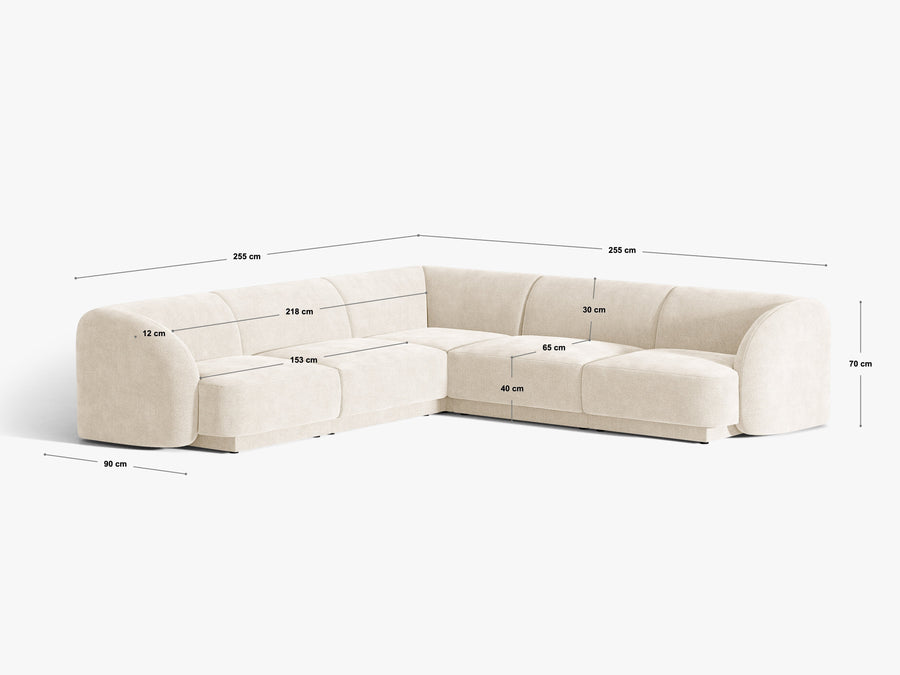 Hjørnesofa Miley – symmetrisk