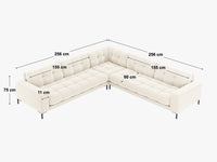 Hjørnesofa Mamaia symmetrisk