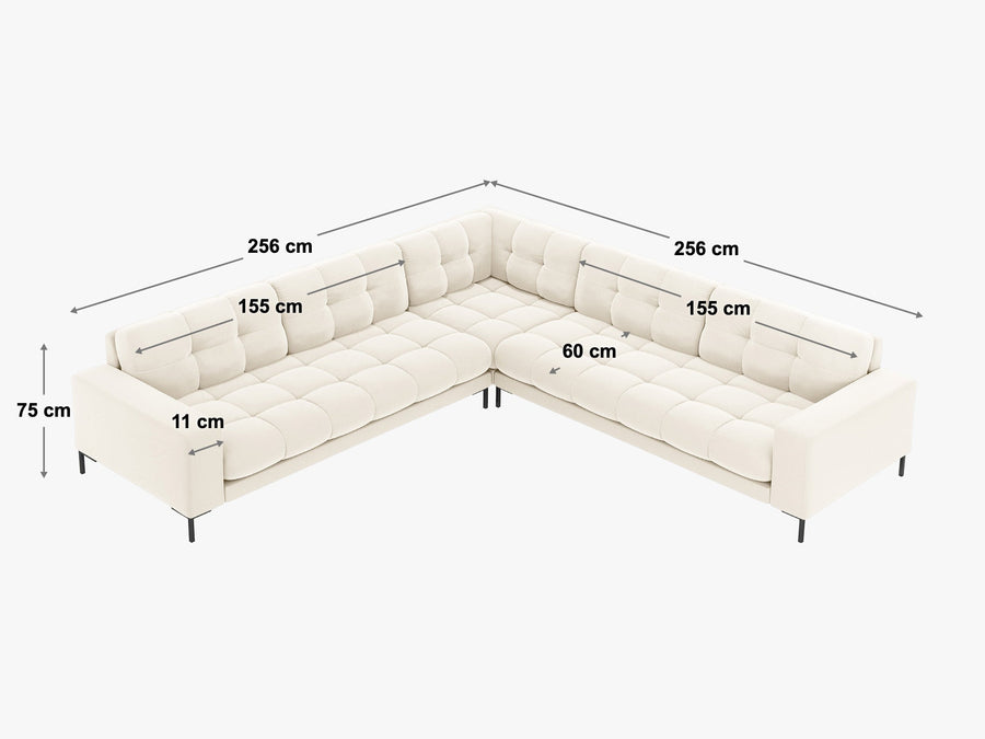 Hjørnesofa Mamaia symmetrisk