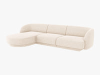 Miley hjørnesofa 255x156cm – Harmoniske former og moderne komfort