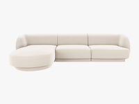 Miley hjørnesofa 255x156cm – Harmoniske former og moderne komfort