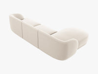 Miley hjørnesofa 255x156cm – Harmoniske former og moderne komfort