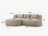 Hjørnesofa Jenny – 200 × 145 cm