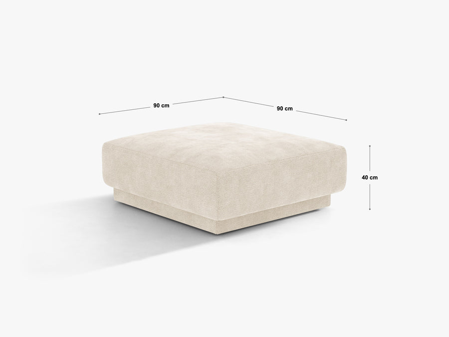 Pouff Miley – 90 × 90 cm