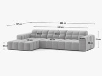 Hjørnesofa Jennifer – 294 × 167 cm