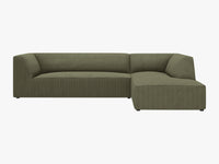 Ruby hjørnesofa 180 x 273 cm, høyre – Modulbasert sofa i kordfløyel