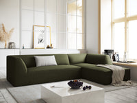 Ruby hjørnesofa 180 x 273 cm, høyre – Modulbasert sofa i kordfløyel