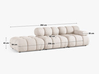 Modulsofa Bellis – 282 × 94 cm