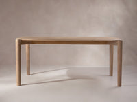 Aires spisebord 90 x 180 cm – Naturlig eik i minimalistisk design