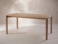 Aires spisebord 90 x 180 cm – Naturlig eik i minimalistisk design