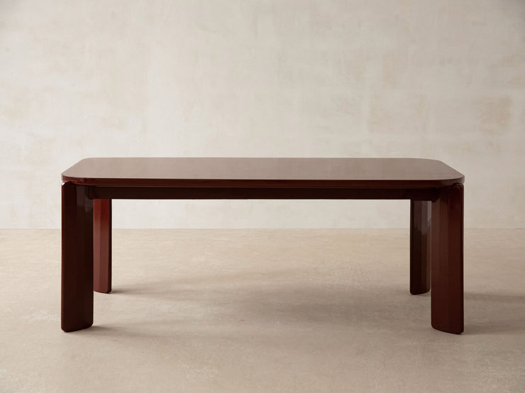 Gabana spisebord 200 x 100 cm – høyglans, avrundede kanter og moderne design
