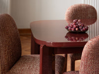 Gabana spisebord 200 x 100 cm – høyglans, avrundede kanter og moderne design