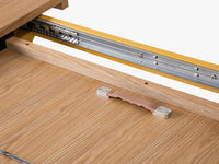 Mana Uttrekkbart Spisebord 210–300 cm – Ovalt Bord i Askefinér
