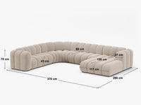Modulsofa Lupine Panoramasofa