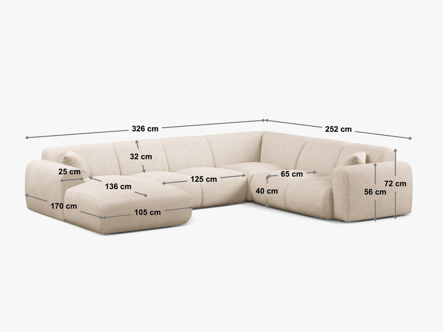 Panoramahjørnesofa Molino