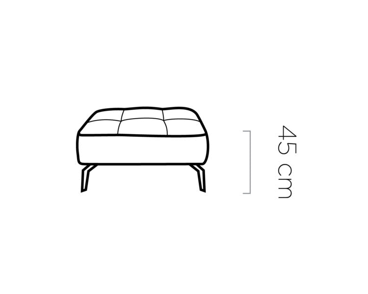 Puff Montella L (85 × 73 cm)