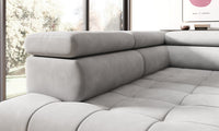 Chivas L hjørnesofa – Moderne design med elektrisk setedybde og oppbevaring