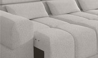 Hjørnesofa Panama S (290x188cm) med elektrisk skyvedel