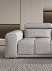Hjørnesofa Panama S (290x188cm) med elektrisk skyvedel