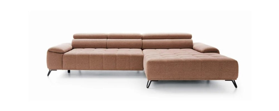 Hjørnesofa Palladio Mini 322x183cm. (med elektrisk skyvedel)