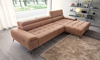 Hjørnesofa Palladio Mini 322x183cm. (med elektrisk skyvedel)