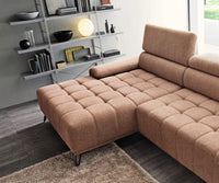 Hjørnesofa Palladio Mini 322x183cm. (med elektrisk skyvedel)
