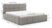 Sengeramme Sorento 200×200 cm