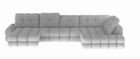 Hjørnesofa Tollo XL 400x217cm med elektrisk skyvedel