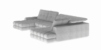 Hjørnesofa Tollo XL 400x217cm med elektrisk skyvedel