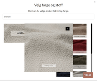 Hjørnesofa Tollo L 302×217 cm med elektrisk uttrekkbart sete