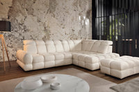 Hjørnesofa Tollo L 302×217 cm med elektrisk uttrekkbart sete