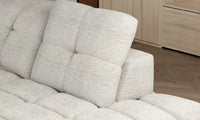 Hjørnesofa Tollo L 302×217 cm med elektrisk uttrekkbart sete