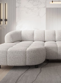 Hjørnesofa Velpa S (284 x183cm) med elektrisk skyvedel