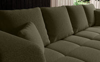Sofa Albio (286x114cm) med elektrisk skyvedeler