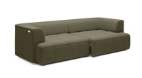 Sofa Albio (286x114cm) med elektrisk skyvedeler