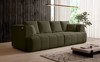 Sofa Albio (286x114cm) med elektrisk skyvedeler
