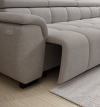 Hjørnesofa Alvin S med elektrisk seteforlengelse