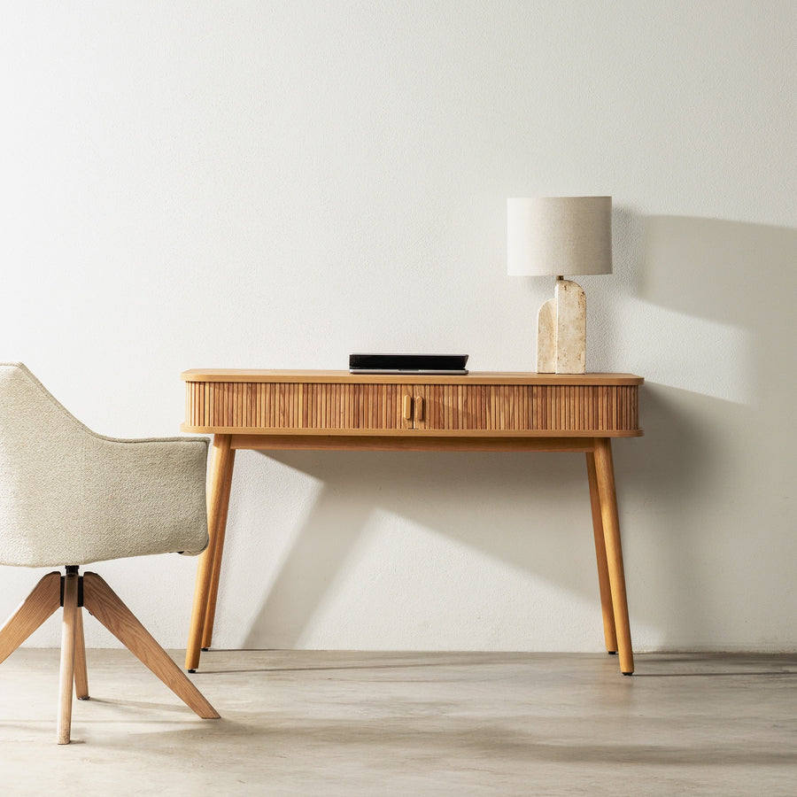 Skrivebord Clemente – eik / natur / 120 cm