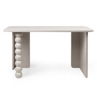 Skrivebord Orel – kasjmir / dekorative ben / 140 cm