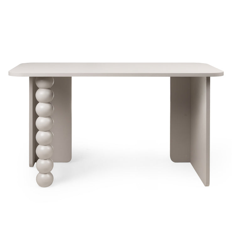 Skrivebord Orel – kasjmir / dekorative ben / 140 cm