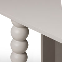 Skrivebord Orel – kasjmir / dekorative ben / 140 cm
