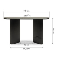 Konsollbord PAULINE Black