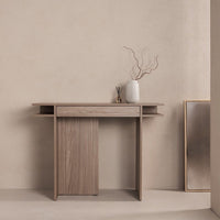 Kanso Skrivebord / Konsoll 120 x 51,8 x 90,1 cm – Pearl Oak Multifunksjonelt Design