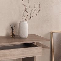 Kanso Skrivebord / Konsoll 120 x 51,8 x 90,1 cm – Pearl Oak Multifunksjonelt Design