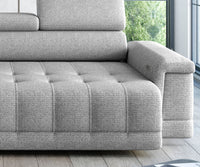 Hjørnesofa Campo S 276x178cm med elektrisk seteforlengelse