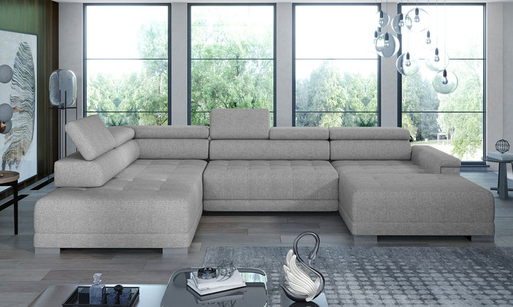 Hjørnesofa Campo XL 178x374x220cm med elektrisk seteforlengelse