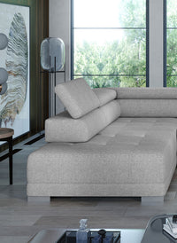 Hjørnesofa Campo XL 178x374x220cm med elektrisk seteforlengelse