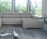 Hjørnesofa Campo XL 178x374x220cm med elektrisk seteforlengelse