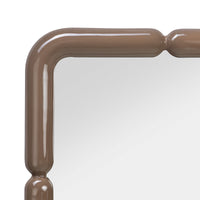 Speil Ava – blankt / lys brun/mokka / 160x60 cm