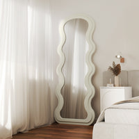 Speil Vale – tre / krem / 177x75 cm